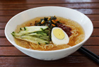 Noodles with Young Summer Radish Kimchi