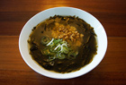 Seaweed soup with sea urchin